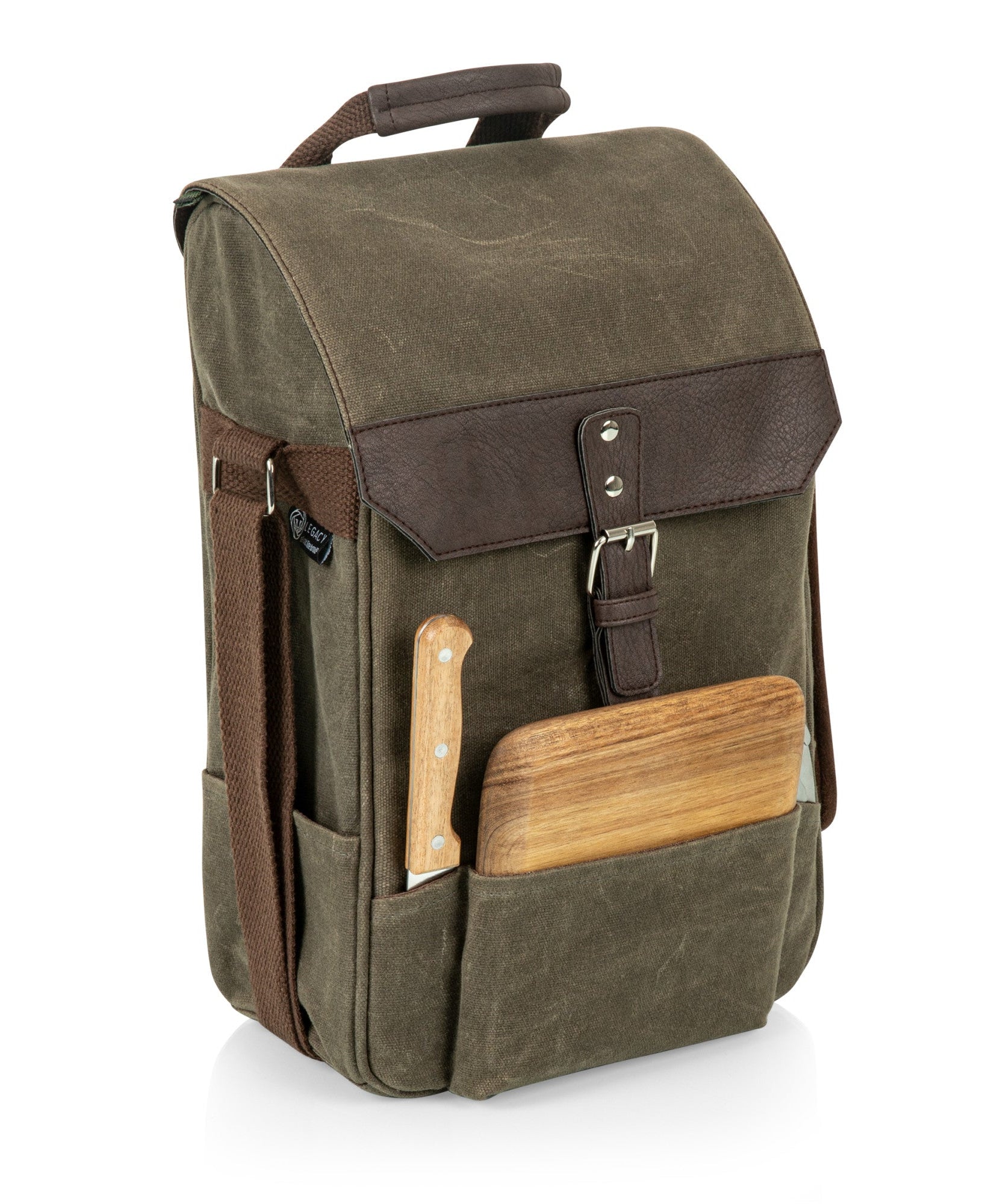 2 Bottle Insulated Wine & Cheese Cooler Tote