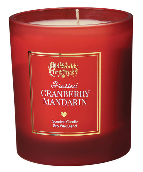 Frosted Cranberry Mandarin Candle