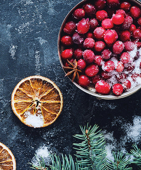 Frosted Cranberry Mandarin Candle