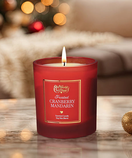 Frosted Cranberry Mandarin Candle