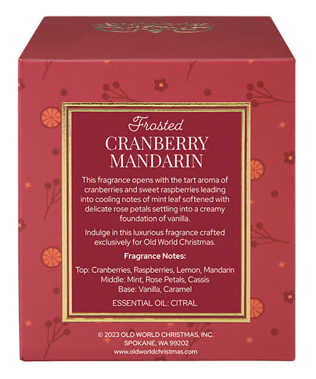 Frosted Cranberry Mandarin Candle
