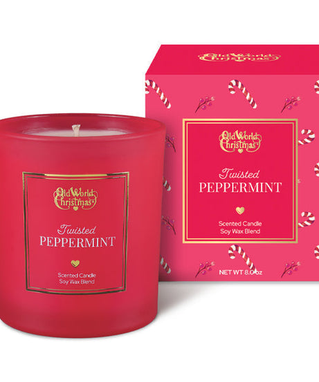 Twisted Peppermint Candle