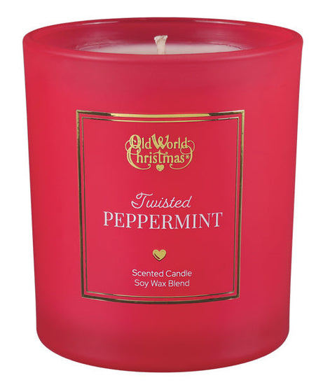 Twisted Peppermint Candle
