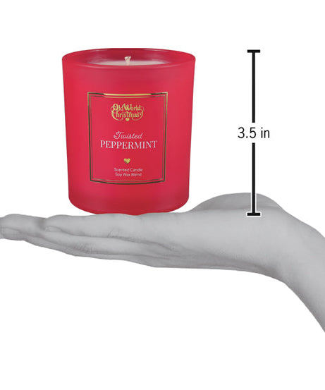 Twisted Peppermint Candle