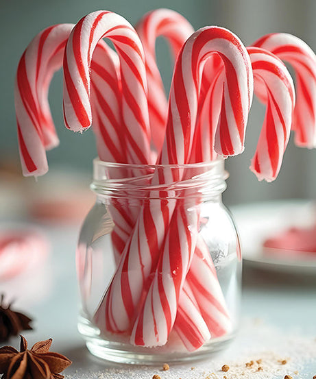Twisted Peppermint Candle