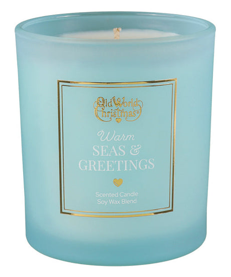 Warm Seas & Greetings Candle