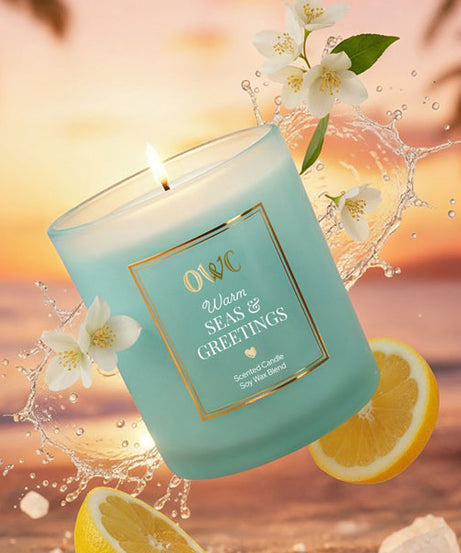 Warm Seas & Greetings Candle