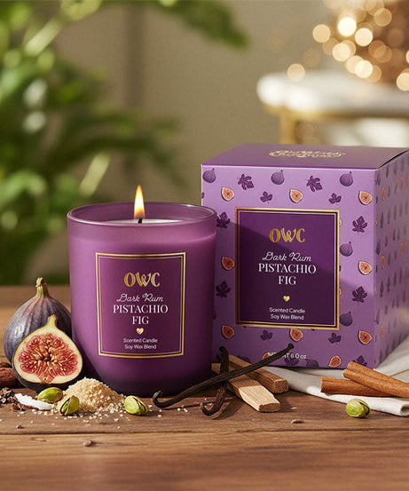 Dark Rum Pistachio Fig Candle