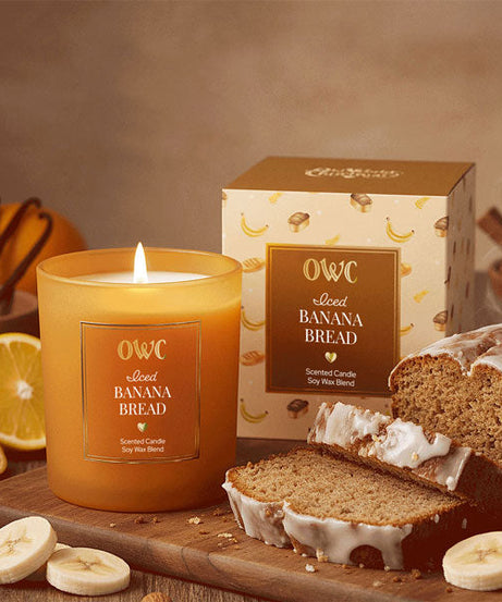 Iced Banana Bread Candle