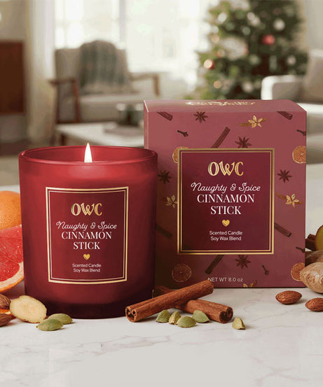 Naughty & Spice Cinnamon Stick Candle