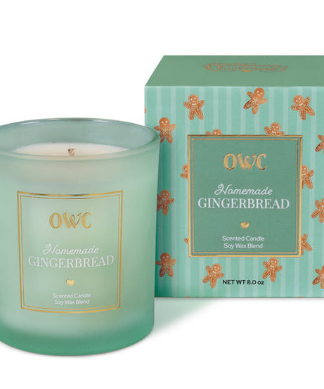 Homemade Gingerbread Candle