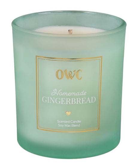 Homemade Gingerbread Candle