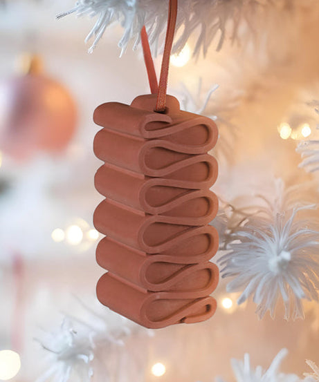 Sugared Ribbon Candy Scented Ornament
