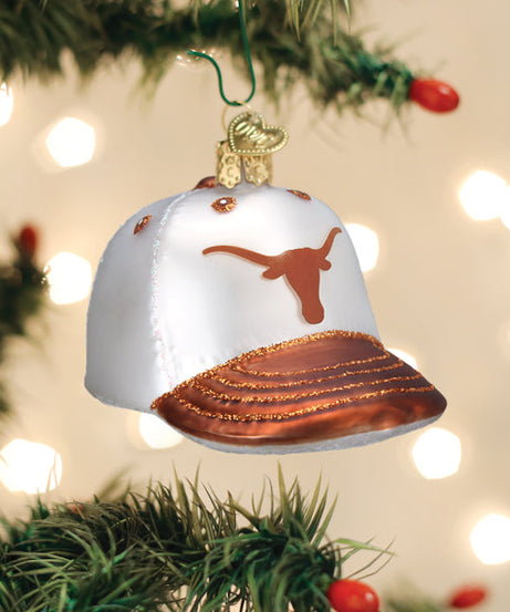 Texas Baseball Cap Ornament