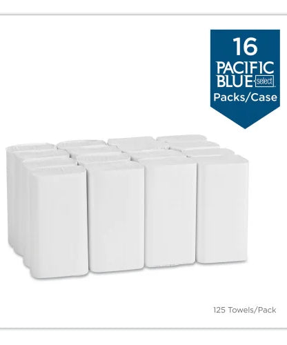 Pacific Blue® Select Multifold Paper Towels, 2-Ply, White, 2000 Towels (21000) - Grazingbelles