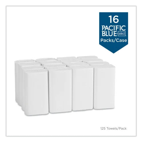 Pacific Blue® Select Multifold Paper Towels, 2-Ply, White, 2000 Towels (21000) - Grazingbelles