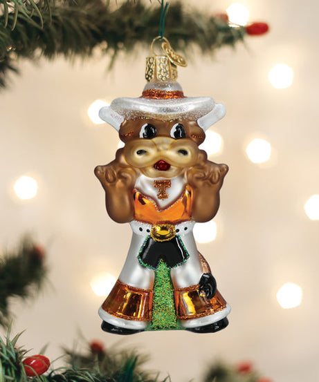Texas Bevo Longhorn Ornament