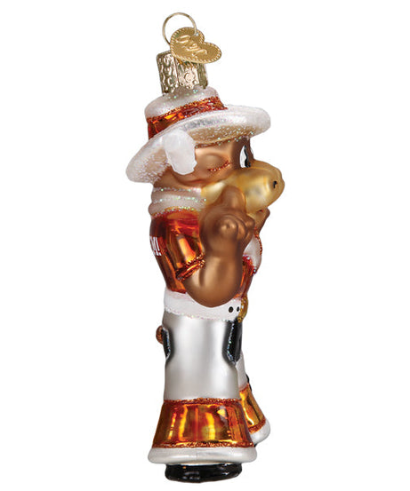 Texas Bevo Longhorn Ornament