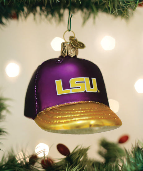 Lsu Baseball Cap Ornament