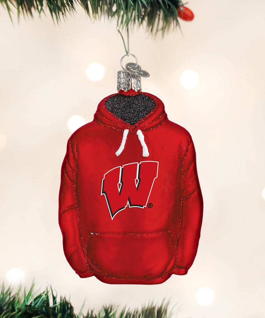 Wisconsin Hoodie Ornament