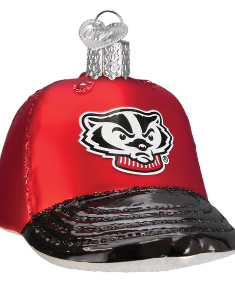 Wisconsin Baseball Cap Ornament