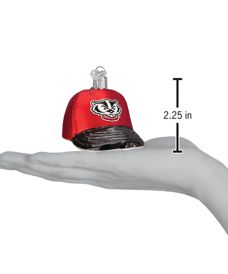 Wisconsin Baseball Cap Ornament