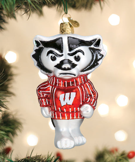 Wisconsin Bucky Ornament