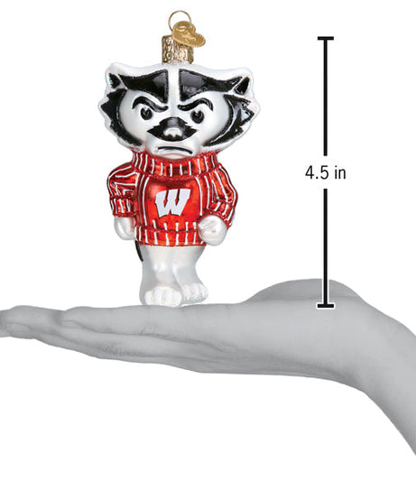 Wisconsin Bucky Ornament