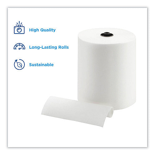 Pacific Blue® Hardwound Towel Paper, White, 700-ft., 6 Rolls (89430) - Grazingbelles