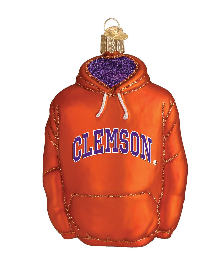 Clemson Hoodie Ornament