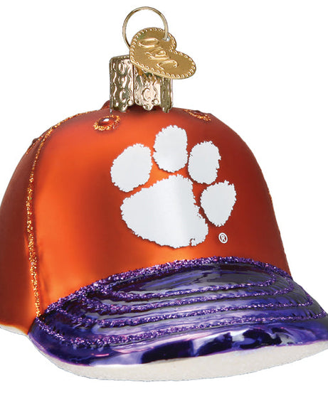 Clemson Baseball Cap Ornament