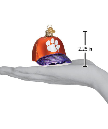 Clemson Baseball Cap Ornament