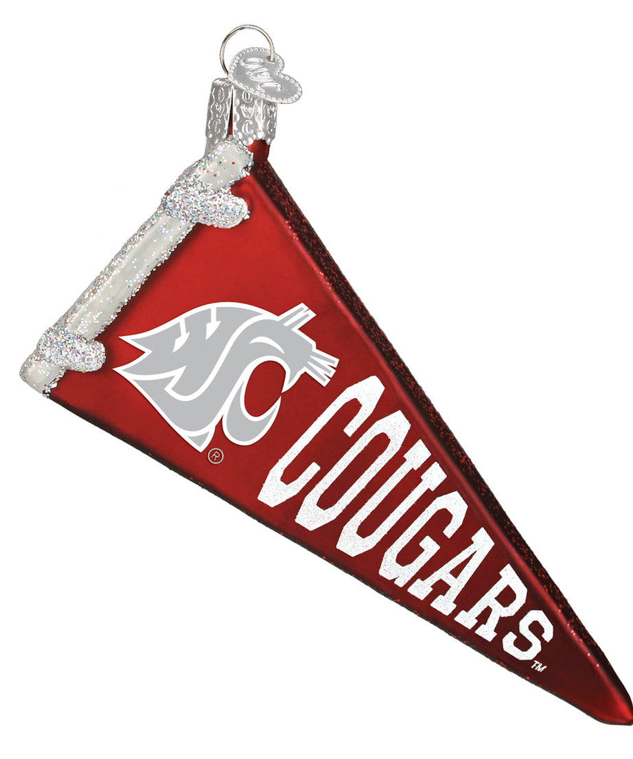 WSU Pennant Ornament