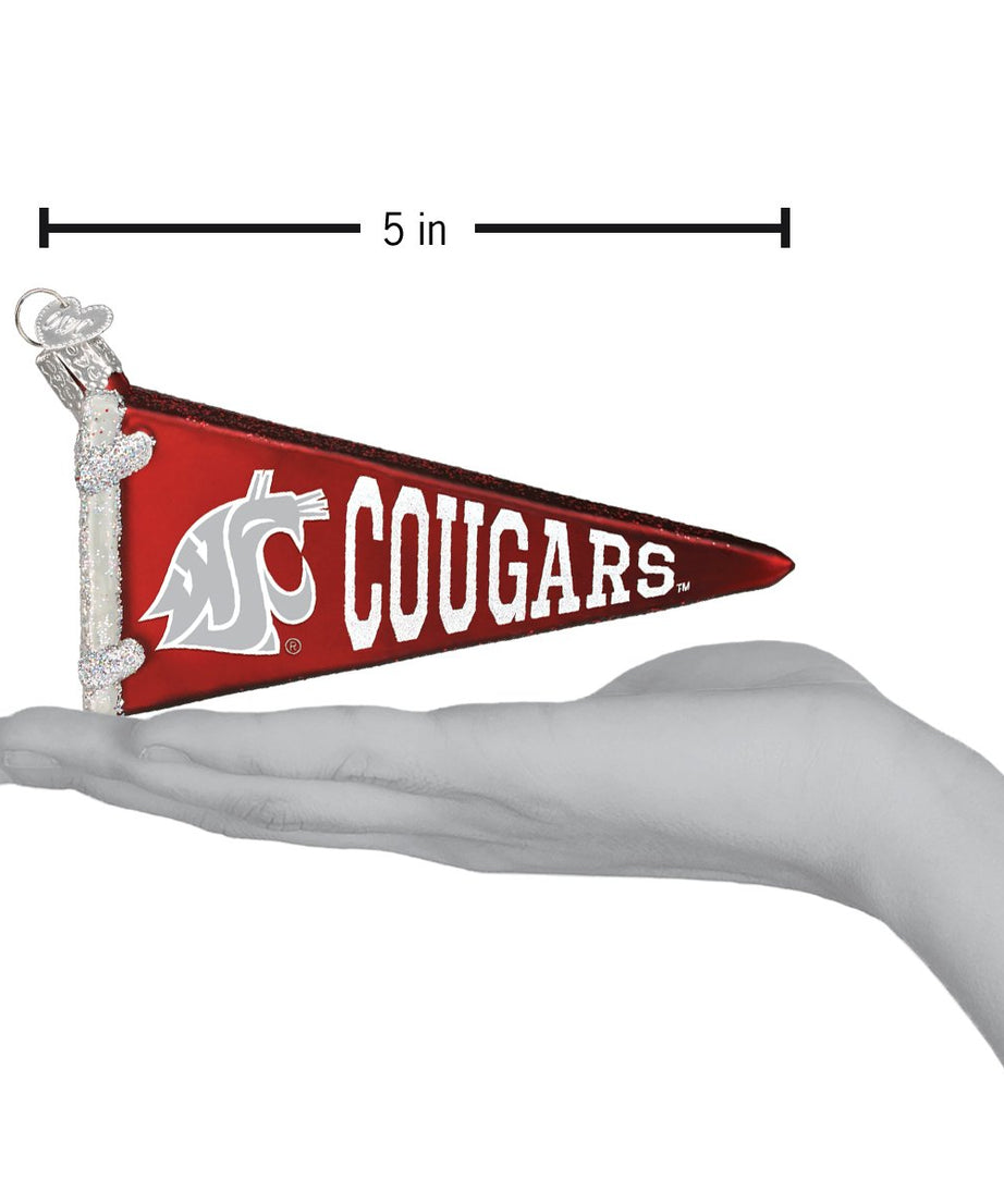 WSU Pennant Ornament
