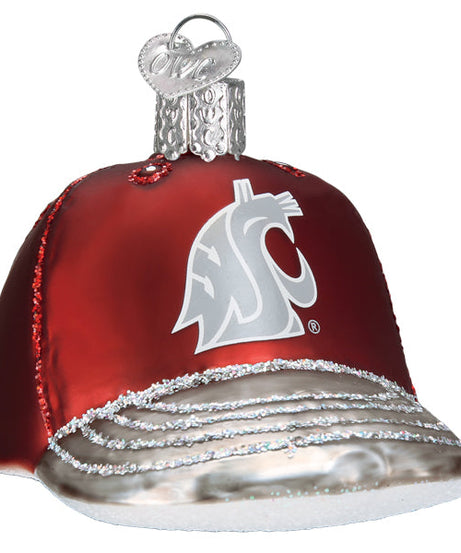 Washington State Baseball Cap Ornament