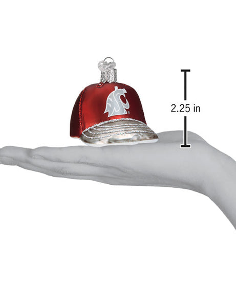 Washington State Baseball Cap Ornament