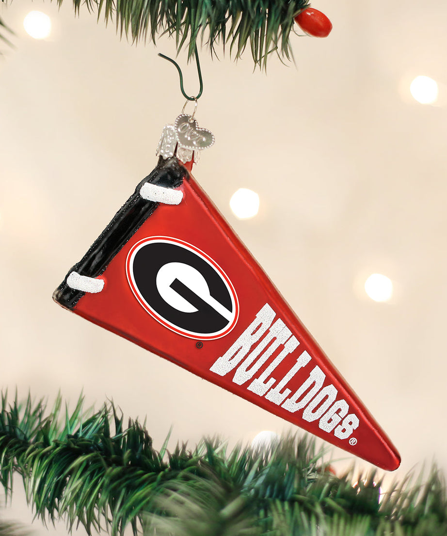 Georgia Pennant Ornament