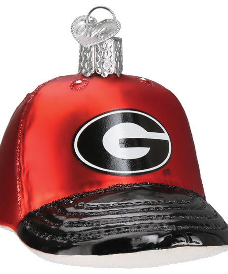 Georgia Baseball Cap Ornament