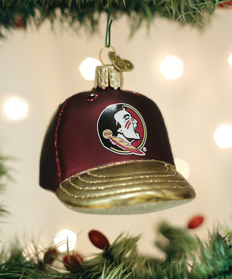 Florida State Baseball Cap Ornament