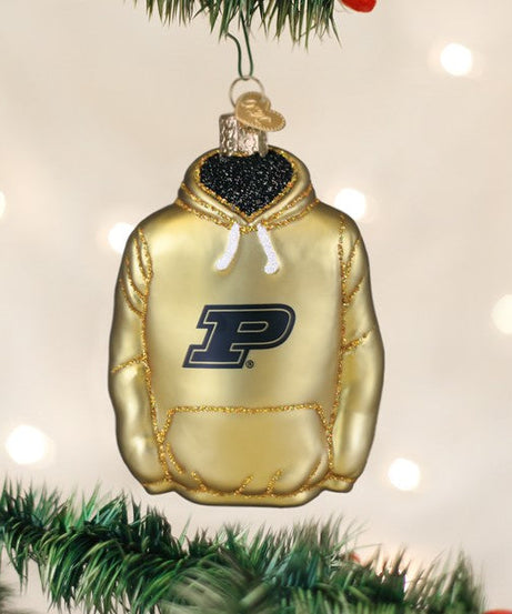 Purdue Hoodie Ornament