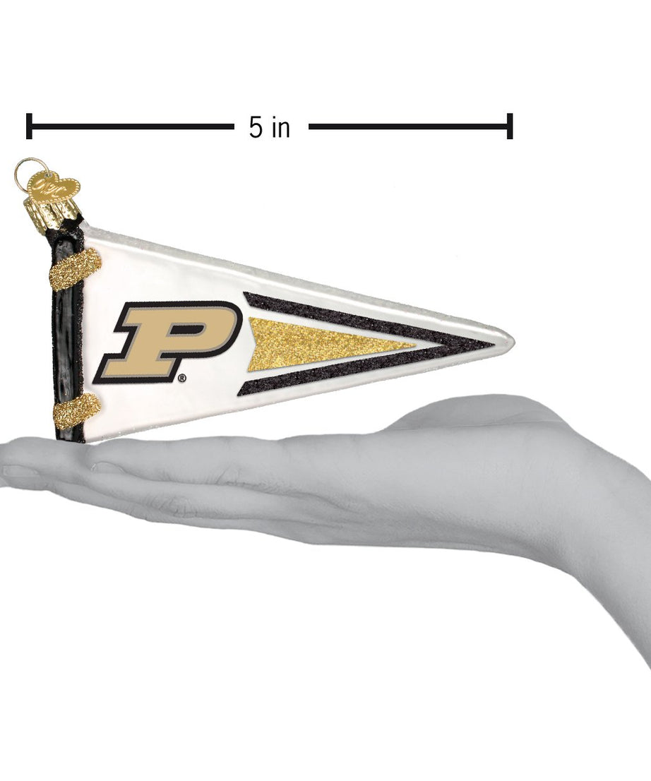 Purdue Pennant Ornament