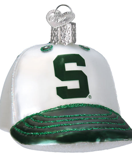 Michigan State Baseball Cap Ornament