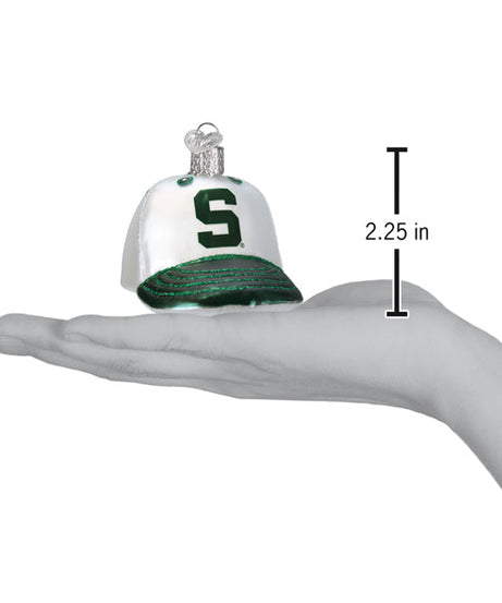 Michigan State Baseball Cap Ornament