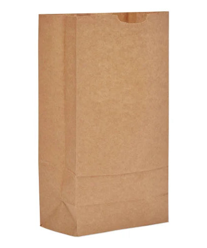 General Grocery Paper Bags, Extra-Heavy-Duty, #10 Size, 6.31" x 4.19" x 13.38", Natural, 500/Bundle (GX10500) - Grazingbelles