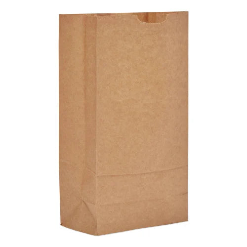 General Grocery Paper Bags, Extra-Heavy-Duty, #10 Size, 6.31" x 4.19" x 13.38", Natural, 500/Bundle (GX10500) - Grazingbelles
