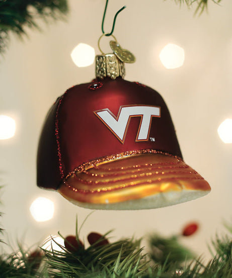 Virginia Tech Baseball Cap Ornament