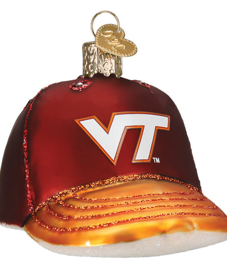 Virginia Tech Baseball Cap Ornament