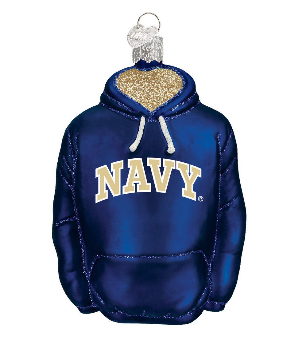 Navy Hoodie Ornament