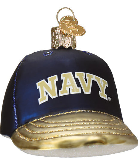 Navy Baseball Cap Ornament