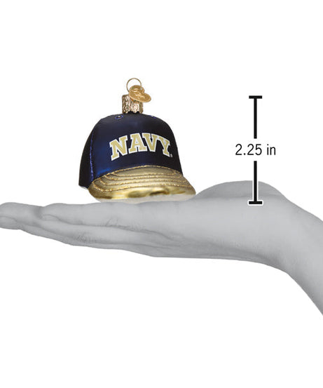 Navy Baseball Cap Ornament